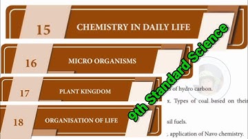 9th standard science || Refresher course module || Chapter 15 to 18 || English medium