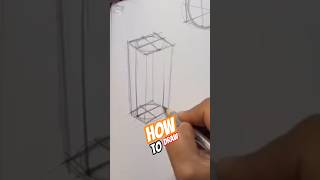 How to Draw Perfect 3D Cylinder Easily! ✏️🎨 #shorts