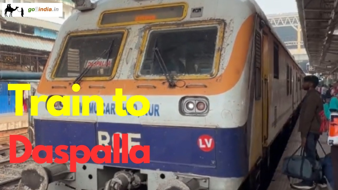 Morning train to Daspalla from Bhubaneswar