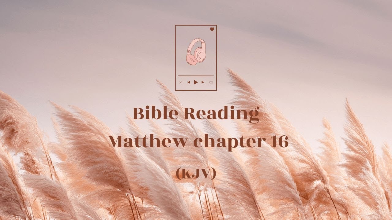 Matthew 16 | You Are the Christ | KJV Calm Reading