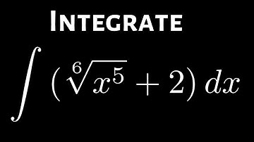 Integral of x^(5/6) + 2