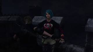 Ashley A Posing Resident Evil 4 Remake