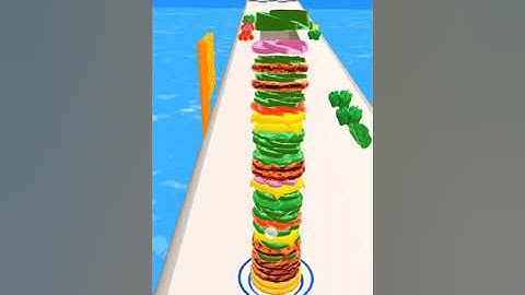 Burger Run Gameplay Walkthrough 🍔🍔| All levels ,Max level | Android,ios mobile update #shorts games