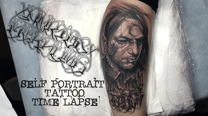 SELF PORTRAIT TATTOO TIME LAPSE / ANRIJS STRAUME X DARK TRASH REALISM