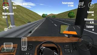 telolet bus driving 3D game 2021 video 👍👍🇱🇰 screenshot 5