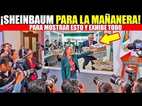 🚨💥SHEINBAUM SUELTA BOMBAZO, PARALIZA LA MAÑANERA PARA EXHIBIR ESTO,TODOS EN SHOCK