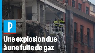 Explosion à Madrid : «Le mur s'est soudainement effondré», raconte une habitante de l'immeuble