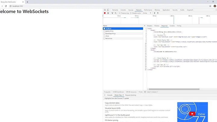 002 - Understanding WebPage HTTP Requests by a Browser [WebSockets]