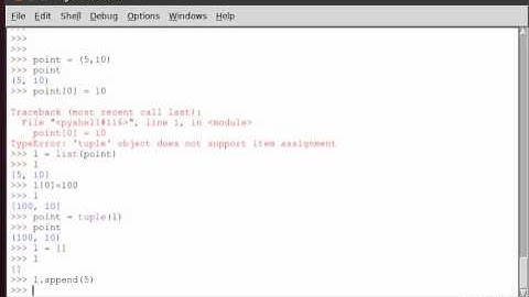 2 Minute Python: Lesson 3, Lists