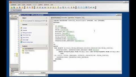Creando un procedimiento con Firebird