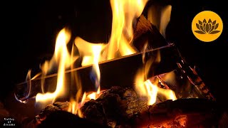 Sound of a live fire & Сrackling of wood & 8 hours of flame play for sleep and relaxation.