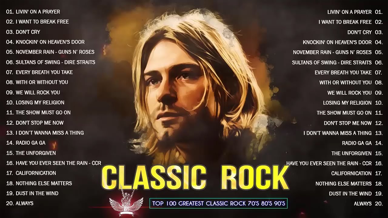 Top 100 Best Classic Rock Songs Of All Time Bon Jovi Queen The Beatles