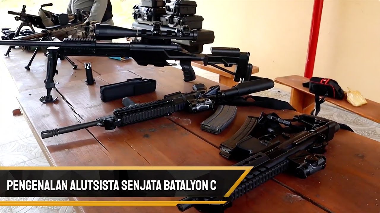 Pengenalan Alutsista Senjata Batalyon C Pelopor  BRIGADE