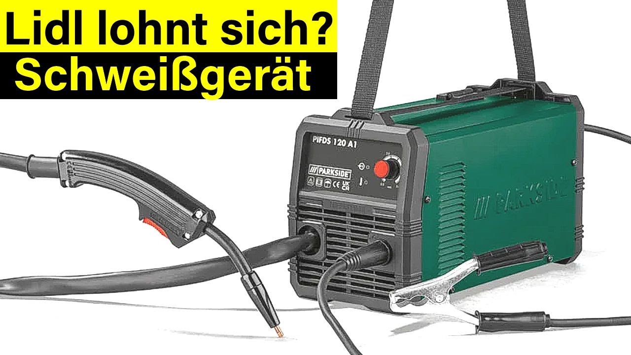 | Schweißgerät WELT) (der - Das Fülldraht YouTube vom billigste A1« € Parkside 99 Lidl? 120 Inverter- »PIFDS