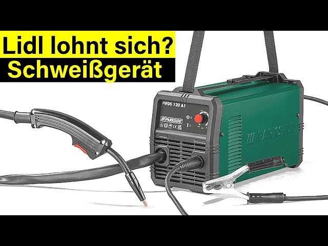 99 € Das billigste Schweißgerät (der WELT) vom Lidl? | Parkside Inverter-  Fülldraht »PIFDS 120 A1« - YouTube