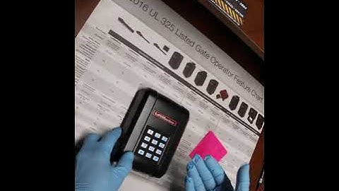 Liftmaster digital keypad KPW5 & Kpw250