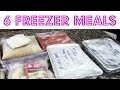 6 Easy Freezer Meals