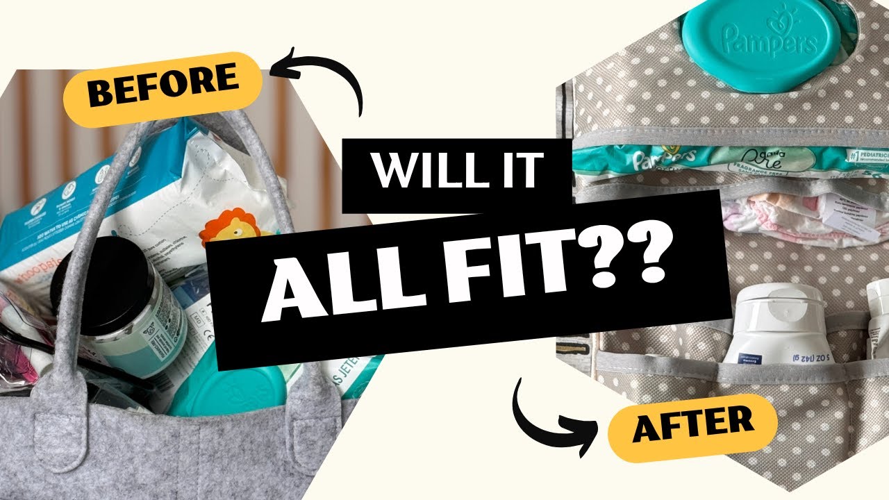 Can It All Fit? Organizing My Diaper Bag Like a Pro | Nurture & Rest