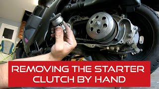 Chinese Scooter 50cc Bendix Starter Clutch Replace With Basic Tools #gy6 #honda #Scootervlogs