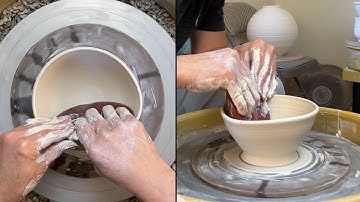 662. Using 3 Round Ribs to Throw a Perfect-Curved Bowl with Hsin-Chuen Lin 林新春 圓刮板製作碗形示範