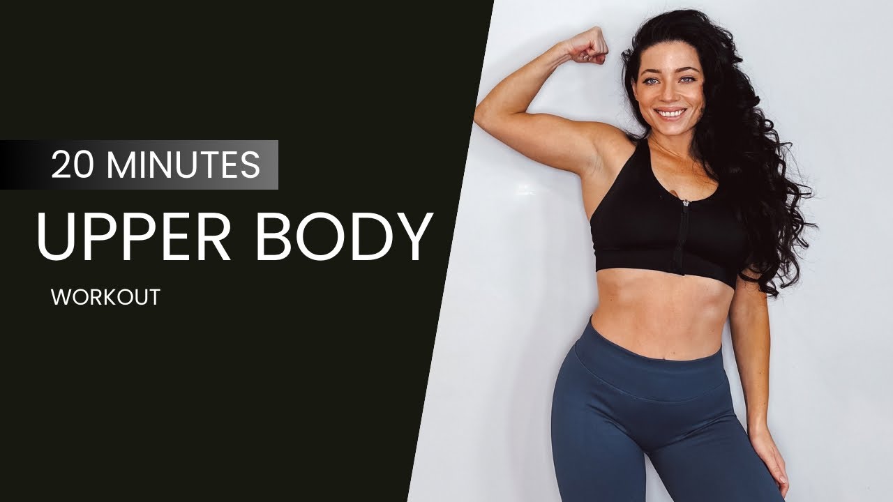 Upper Body 20 MINUTE Workout! At Home! #upperbodyworkout #homeworkout #jessiedumbbells