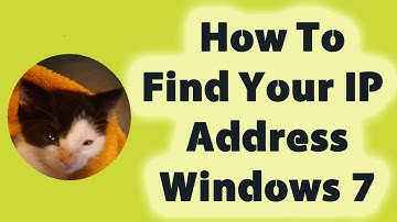 How To Find Your IP Address In Windows 7 [HQ]