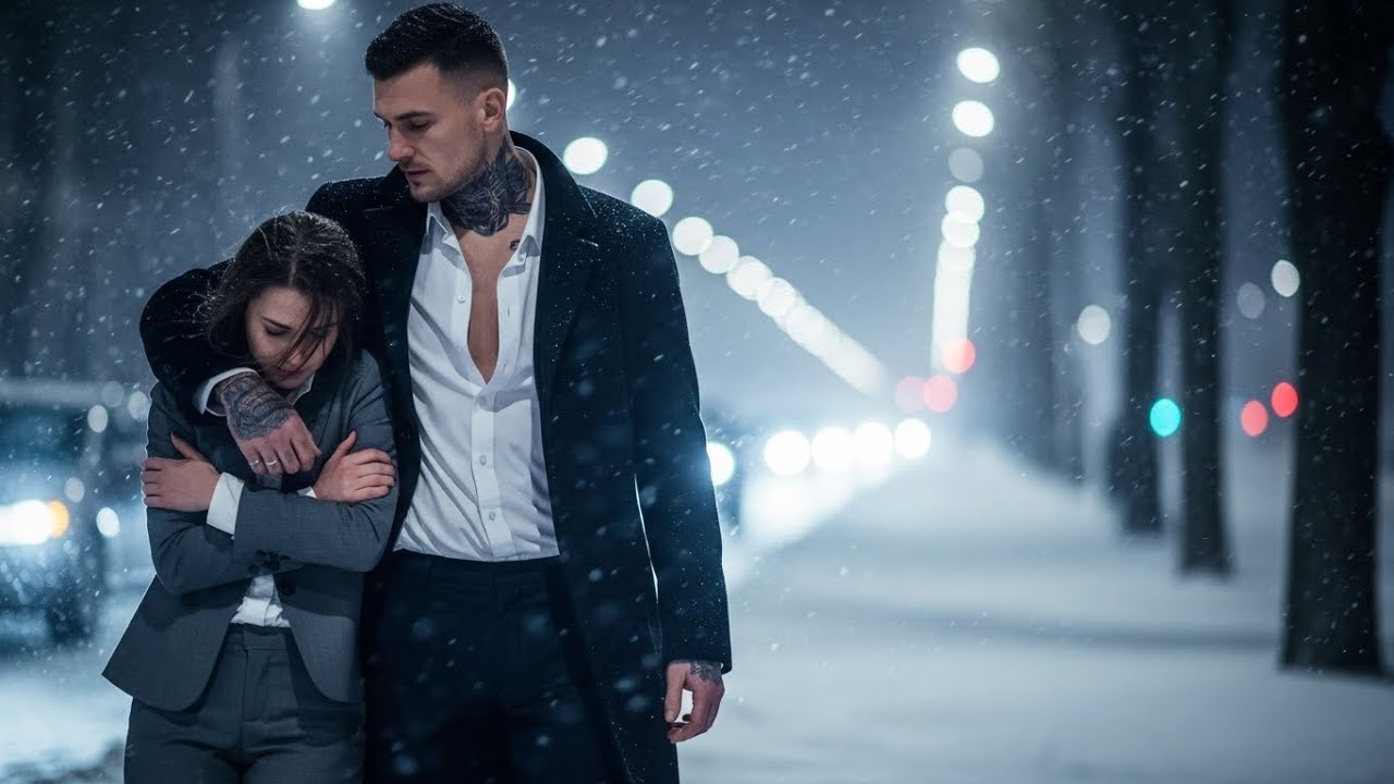 Znalazł sekretarkę drżącą w zamieci w Wigilię — szef mafii wybuchł w rozpaczy.