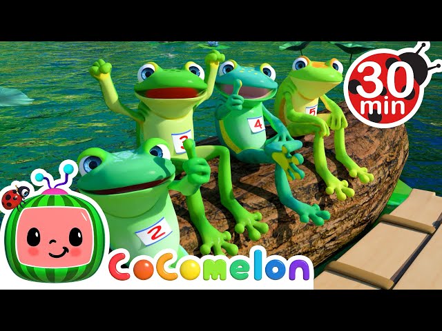 Five Little Speckled Frogs and More! | CoComelon Animals | Animals for Kids class=