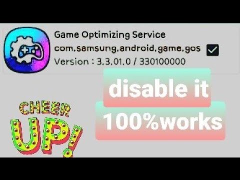 HOW TO DISABLE GOS IN ANDROID 11 AND ONE UI 3.1