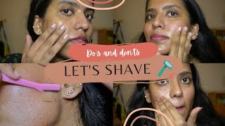 Let's Shave 🪒| Do's and Don'ts while shaving your face | How to shave your face | Geethu Thomas