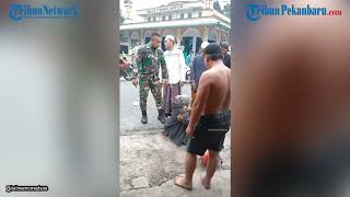 VIRAL Prajurit TNI Arogan Tendang Kepala Pengendara Motor