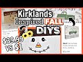 DIY KIRKLANDS INSPIRED FALL DECOR 2021 | HIGH-END Dollar Tree DIYS (save $50!) |  Krafts by Katelyn