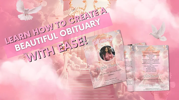 Learn How to Create a Beautiful Obituary with Ease!