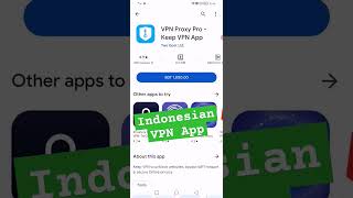 Indonesian VPN App 2023 | best vpn app for Android screenshot 1