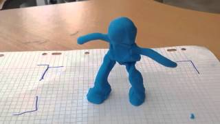 Animation with plasticine first grade