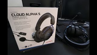 The HyperX Cloud Alpha S Gaming Headset