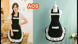 Kawaii aprons for woman cotton lace multiuse kitchen apron fashion Commercial Restaurant