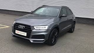2018 Audi Q3 Black Edition 1.4 TFSI cylinder on demand 150 PS S tronic | Stoke Audi