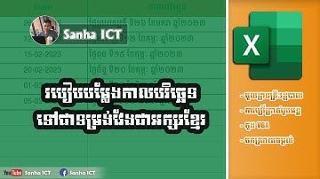 របៀបបម្លែងកាលបរិច្ឆេទទៅជាទម្រង់វែងជាអក្សរខ្មែរ - How to Format Khmer date in Excel.