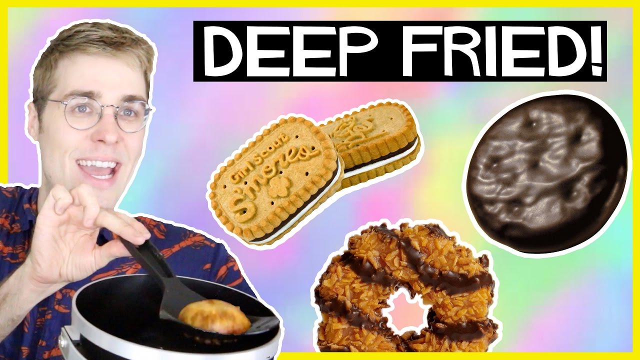 DEEP FRIED GIRL SCOUT COOKIES! YouTube