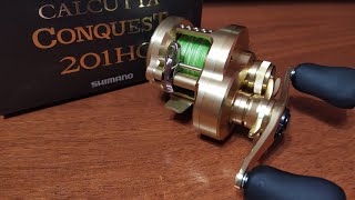 Новинка 2021. SHIMANO CALCUTTA CONQUEST 201HG . Снаружи и внутри.