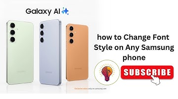 How To Change Font Size On ANY Samsung Phone (All Models) | Samsung 2025 Font Settings Guide