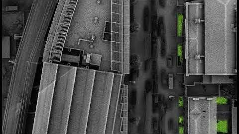 Sub-terrain structures in Dublin LiDAR point cloud