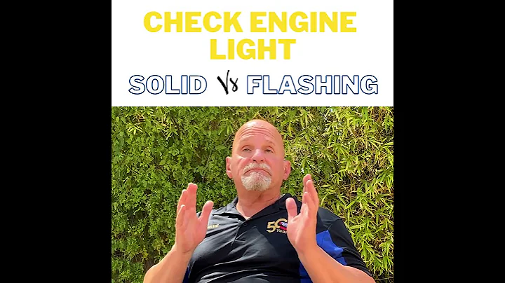 Did You Know w AutoDave Check Engine Light Solid vs Flash