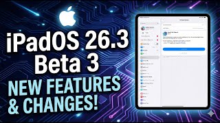 Ipados 26.3 Beta 3 Is Here- Finally Movement