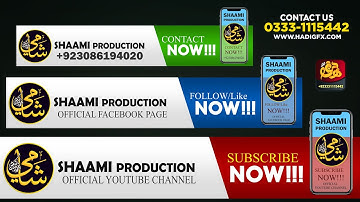 Youtube Facebook Whatsapp 3 Type Awesome Lower Third Create in After Effects