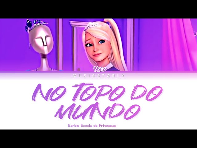 Barbie - A Princesa & a Pop Star - Aqui Estou (Letra) (Color Coded Lyrics)  