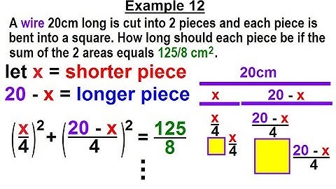 Algebra - Ch. 9: Solving Word Problems with Factoring (13 of 17) Example 13