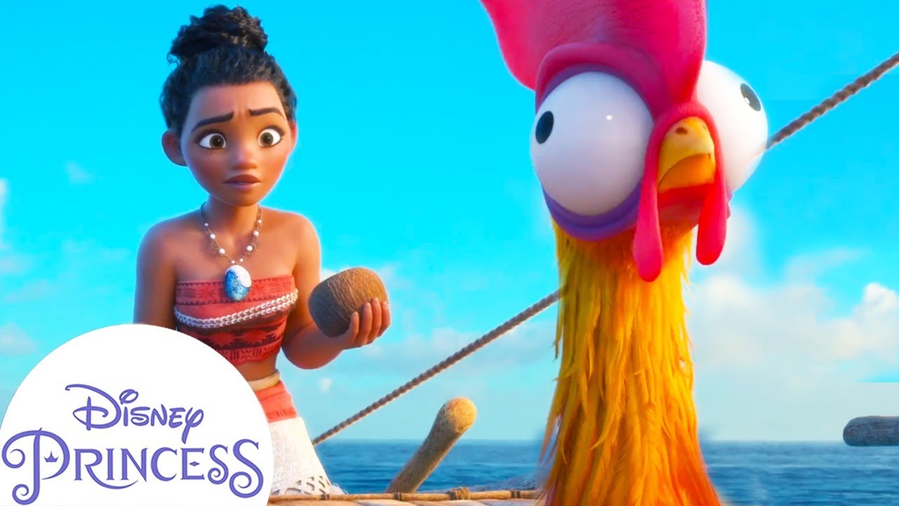 Moana & HeiHei's Ocean Adventure | Kids Cartoon | Disney Princess - YouTube
