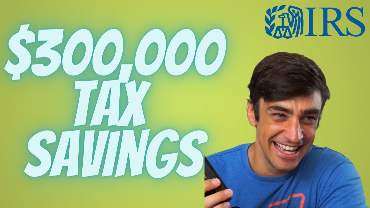Reaction to saving 300k in tax with the IRS YouTube